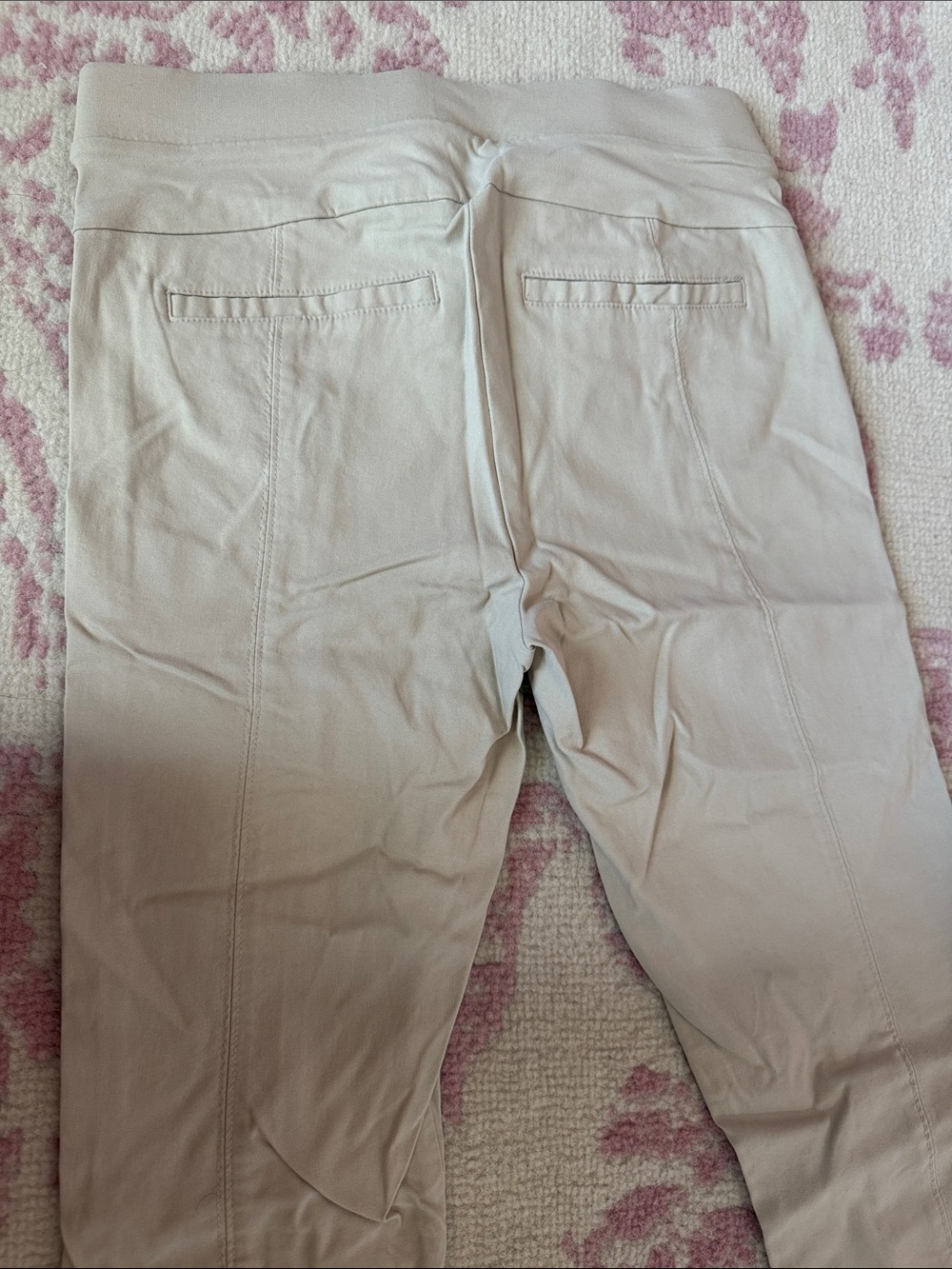Simply Vera Vera Wang Skinny Ponte Leggings in Light Cream - Picture 4 of 4